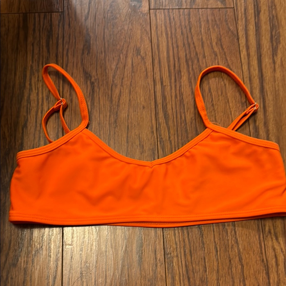Orange Women's Swim Top